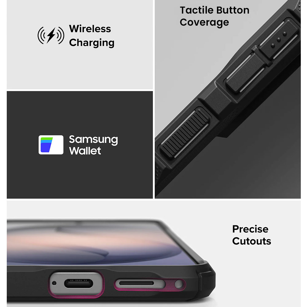 Picture of Samsung Galaxy S26 Plus Case | Ringke Fusion X Rugged Heavy Duty Protection Case for Samsung Galaxy S26 Plus (Camo Black)