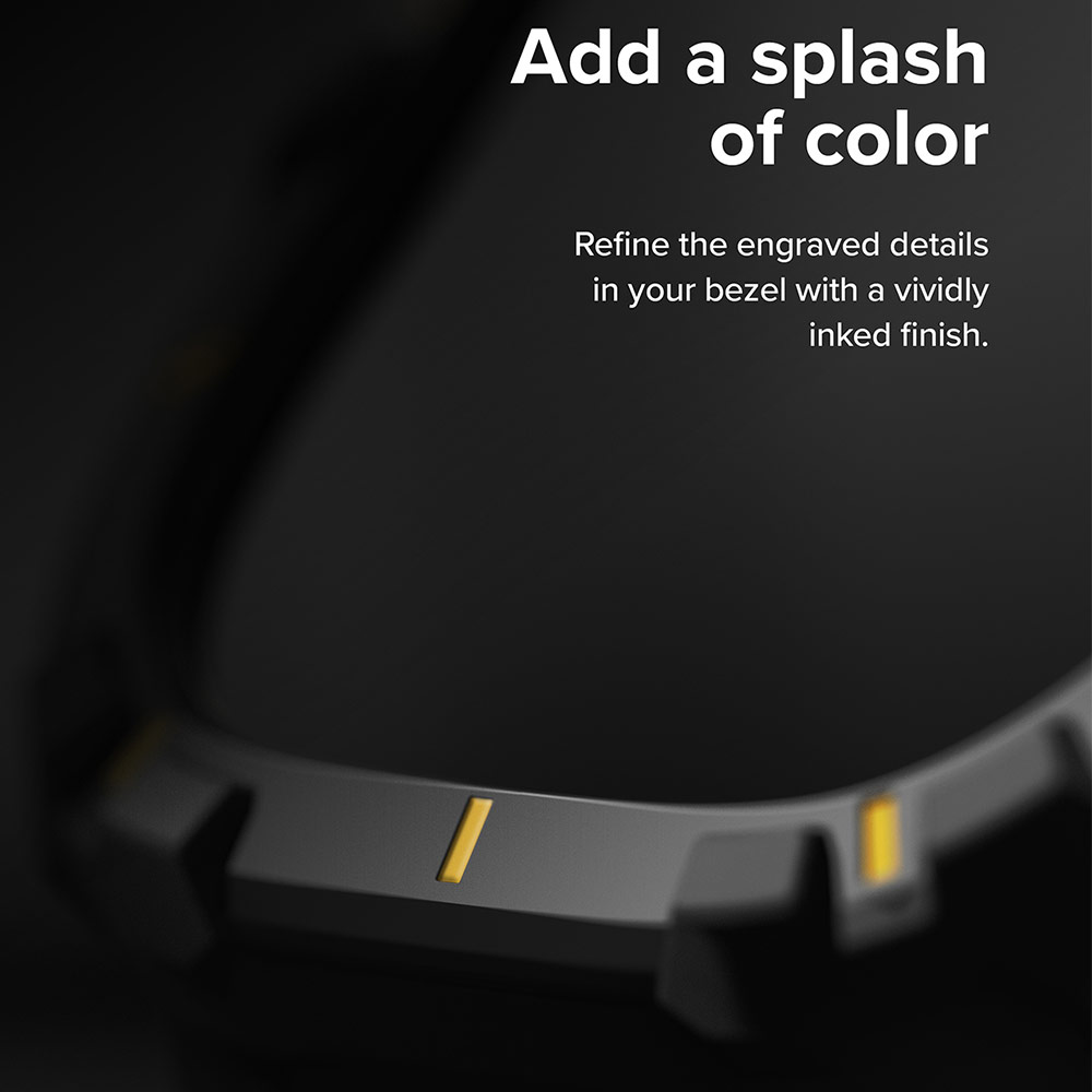 Picture of Apple Watch 49mm	Ultra 3 Case | Ringke Fusion X Guard Protection Case Strap Band for Apple Watch Ultra 49mm (Black Yellow Index)