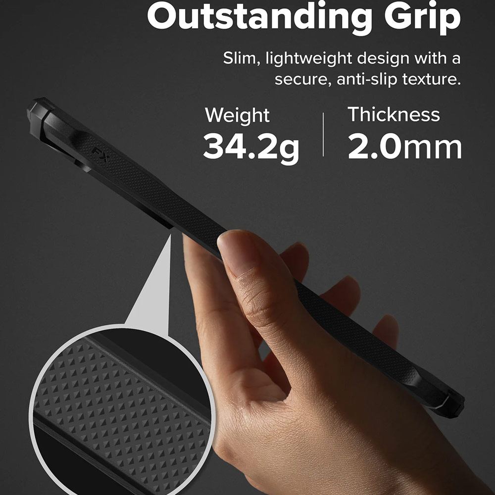 Picture of Samsung Galaxy A57 Case | Ringke Fusion X Rugged Heavy Duty Transparent Hybrid Protection Case for Samsung Galaxy A57 (Camo Black)