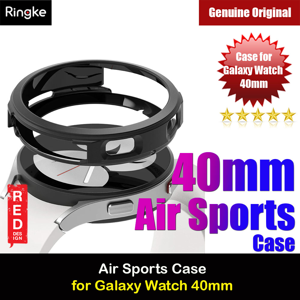 Picture of Ringke Air Sports Soft Bumper Case for Galaxy Watch 4 40mm Case (Black) Samsung Galaxy Watch 4 40mm- Samsung Galaxy Watch 4 40mm Cases, Samsung Galaxy Watch 4 40mm Covers, iPad Cases and a wide selection of Samsung Galaxy Watch 4 40mm Accessories in Malaysia, Sabah, Sarawak and Singapore 