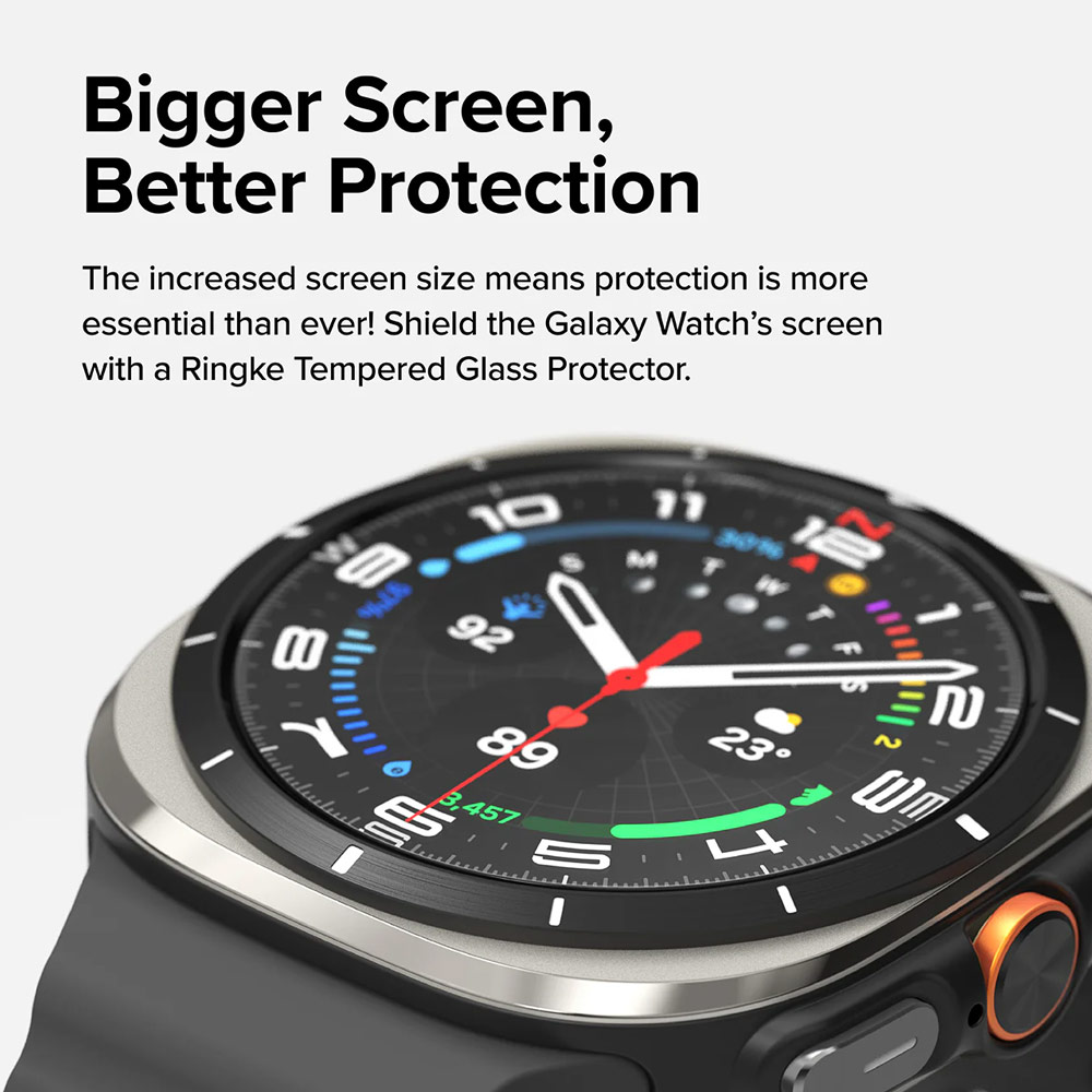 Picture of Samsung Galaxy Watch Ultra 47mm Screen Protector | Ringke Tempered Glass Screen Protector for Samsung Galaxy Watch Ultra 47mm (4pcs)