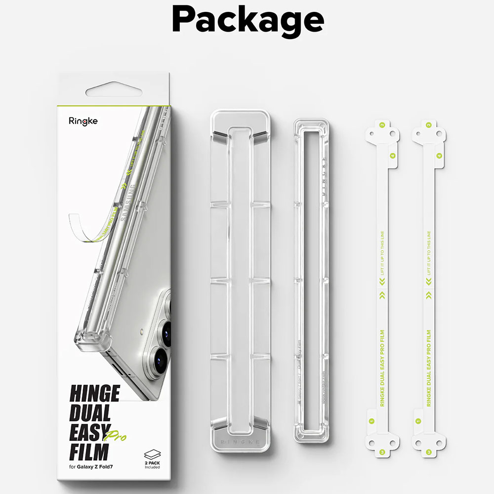 Picture of Samsung Galaxy Z Fold 7 | Ringke Hinge Dual Easy Pro Film for Samsung Galaxy Z Fold 7 (2 Pack)