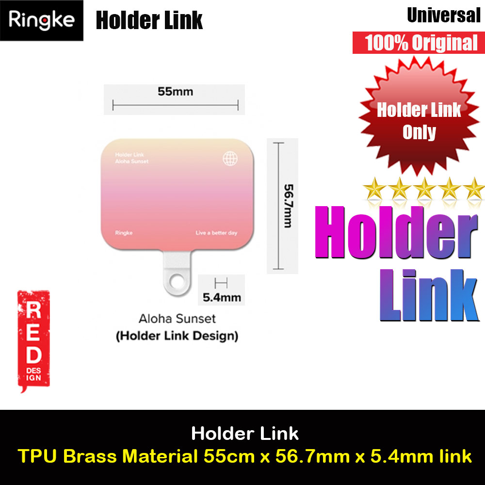 Picture of Ringke Holder Link TPU Card (ALOHA SUNSET) Red Design- Red Design Cases, Red Design Covers, iPad Cases and a wide selection of Red Design Accessories in Malaysia, Sabah, Sarawak and Singapore 