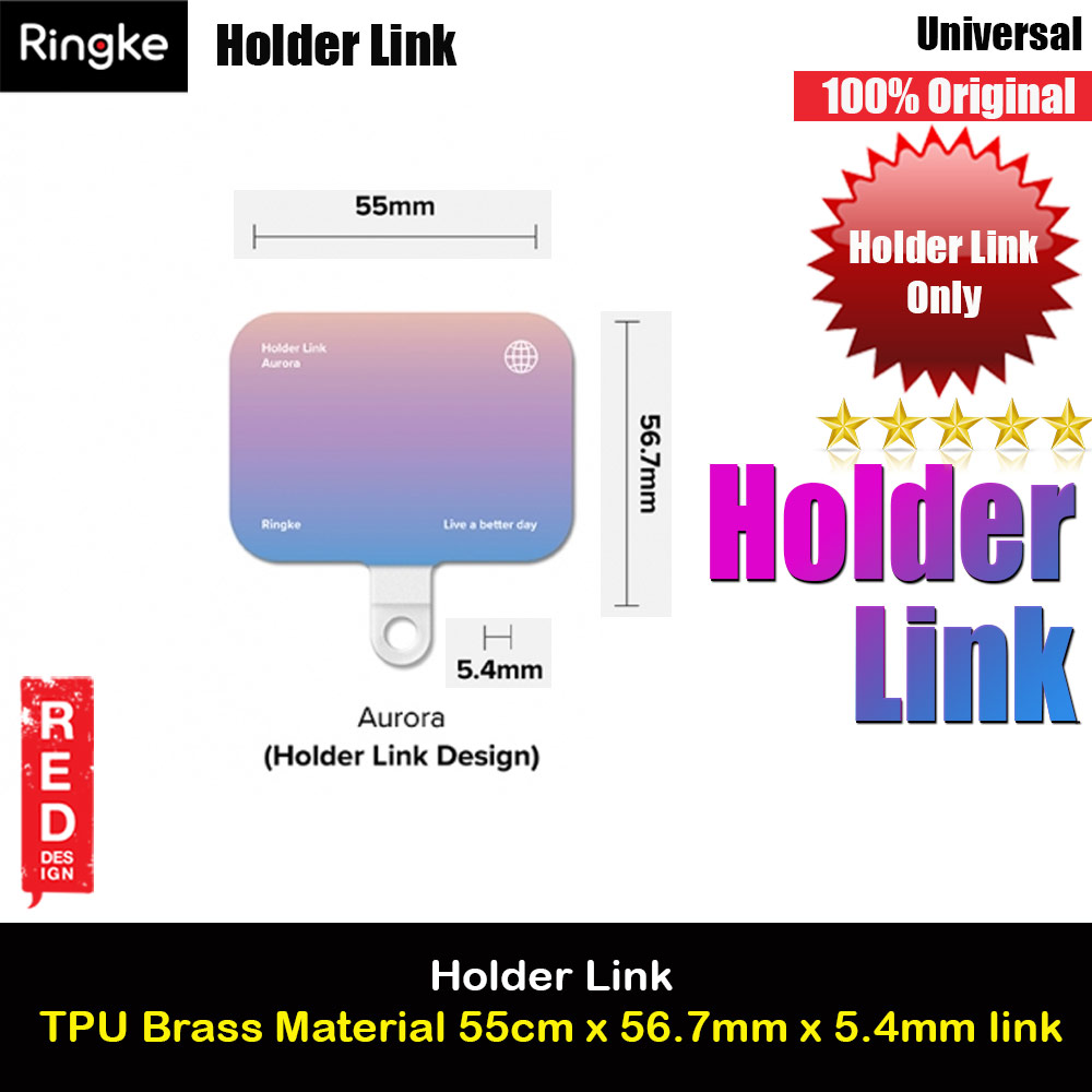 Picture of Ringke Holder Link TPU Card (AURORA) Red Design- Red Design Cases, Red Design Covers, iPad Cases and a wide selection of Red Design Accessories in Malaysia, Sabah, Sarawak and Singapore 