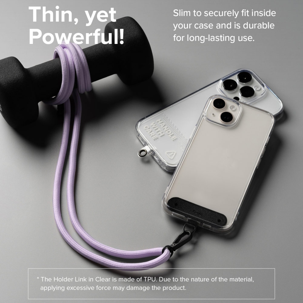 Picture of Ringke Shoulder Strap Holder Link for Phone case (Black White)
