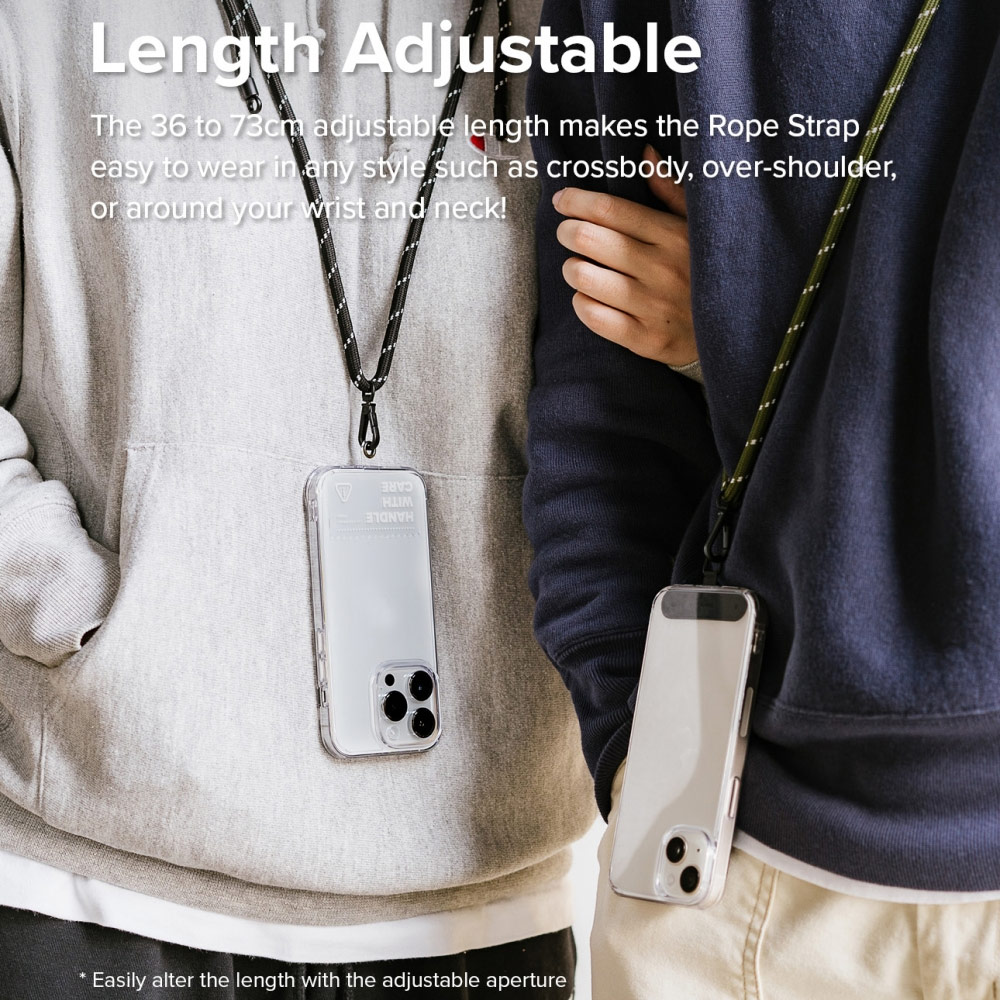 Picture of Ringke Shoulder Strap Holder Link for Phone case (Black White)