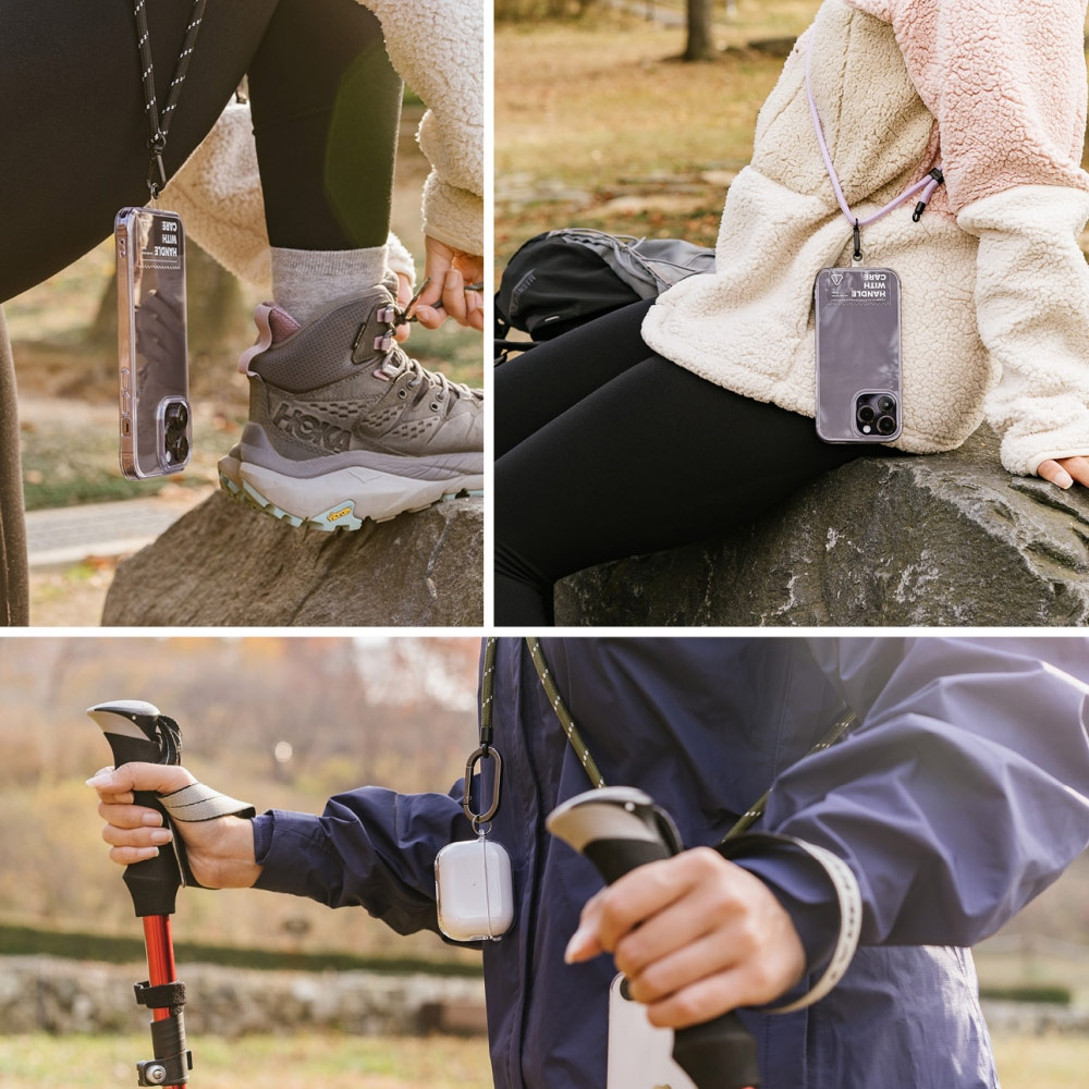 Picture of Ringke Shoulder Strap Holder Link for Phone case (Black White)