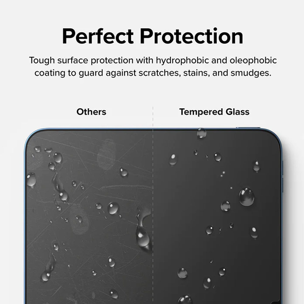 Picture of Apple iPad 10th Gen 10.9\" 2022 Screen Protector | Ringke Tempered Glass Screen Protector for iPad 10th Gen 10.9 2022 (Clear)