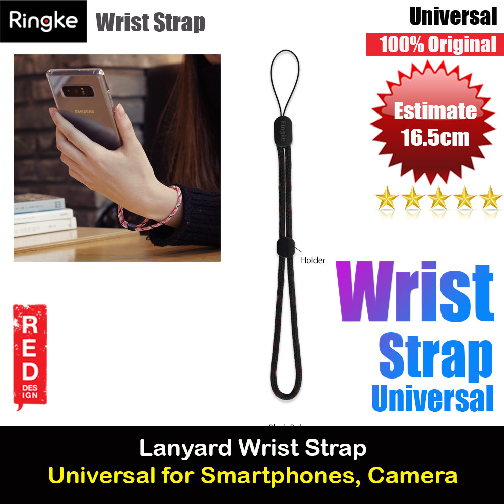 Picture of Ringke Paracord Lanyard Wrist Strap (Black)
