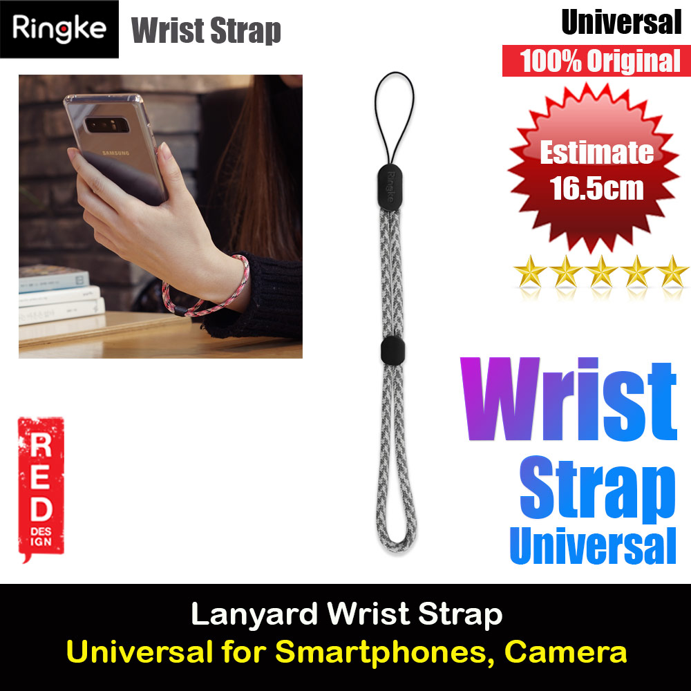 Picture of Ringke Paracord Lanyard Wrist Strap (Checkered Gray) Red Design- Red Design Cases, Red Design Covers, iPad Cases and a wide selection of Red Design Accessories in Malaysia, Sabah, Sarawak and Singapore