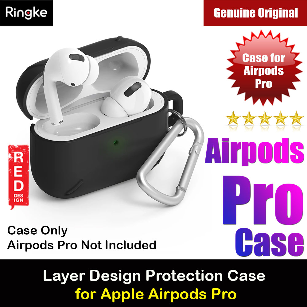 Picture of Ringke Layered Durable Hard Case Protection Case for Airpods Pro (Black) Apple Airpods Pro- Apple Airpods Pro Cases, Apple Airpods Pro Covers, iPad Cases and a wide selection of Apple Airpods Pro Accessories in Malaysia, Sabah, Sarawak and Singapore 