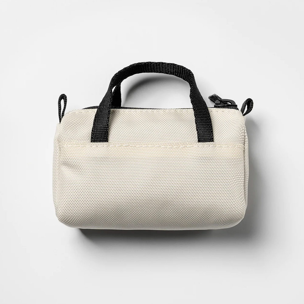 Picture of Ringke Mini Pouch Sport Bag Miniature with Zipper Closure with Carabiner for Small Gadgets (Black)