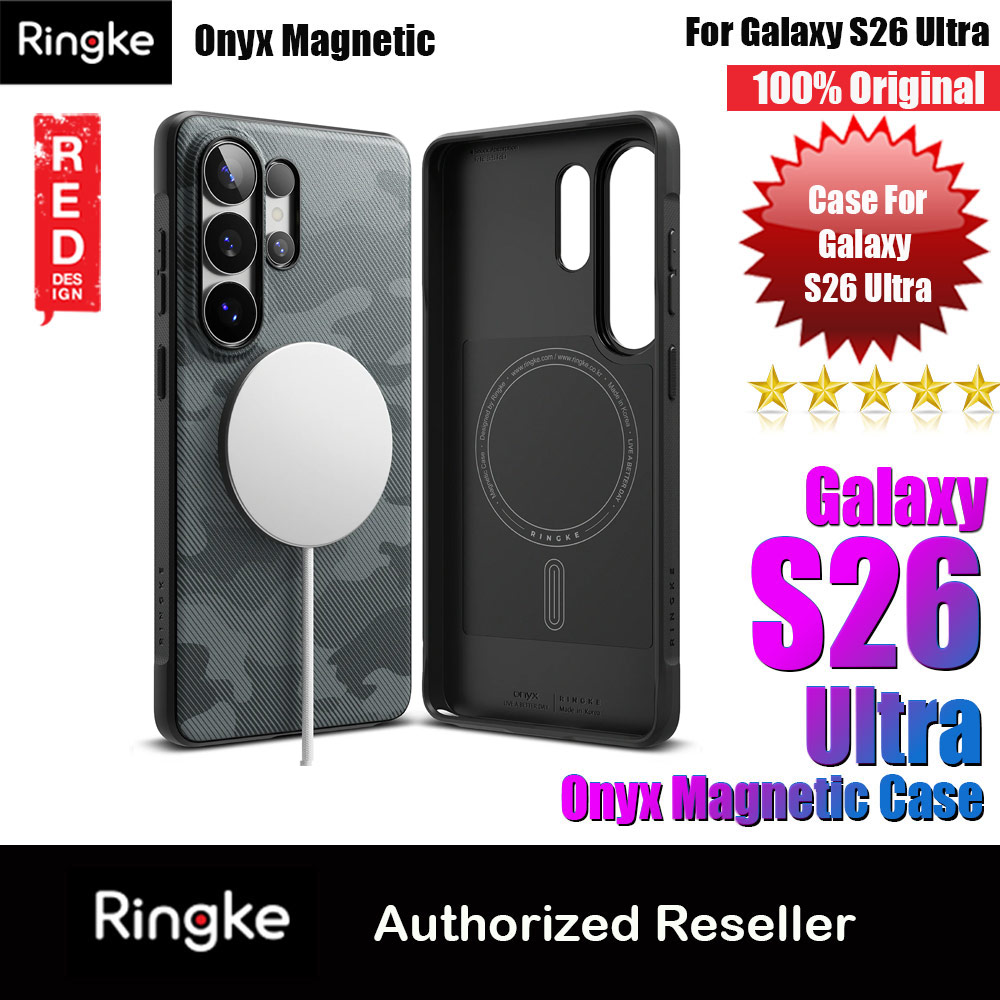 Picture of Ringke Onyx Magnetic Slim TPU Protection Case for Samsung Galaxy S26 Ultra (Camo Black) Samsung Galaxy S26 Ultra- Samsung Galaxy S26 Ultra Cases, Samsung Galaxy S26 Ultra Covers, iPad Cases and a wide selection of Samsung Galaxy S26 Ultra Accessories in Malaysia, Sabah, Sarawak and Singapore 