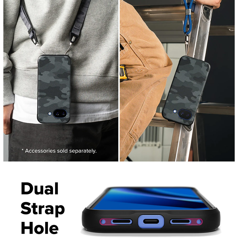 Picture of Google Pixel 10a Case | Ringke Onyx Slim TPU Protection Case for Google Pixel 10a (Camo Black)