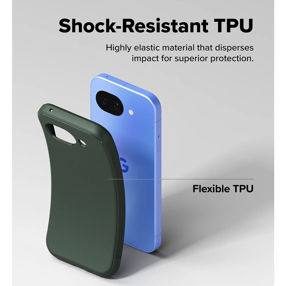 Picture of Google Pixel 10a Case | Ringke Onyx Slim TPU Protection Case for Google Pixel 10a (Dark Green)