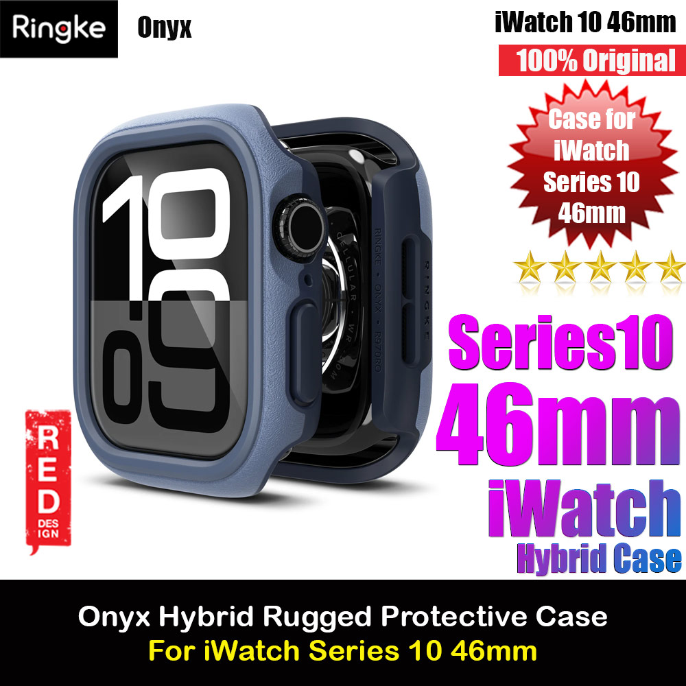 Picture of Ringke Onyx Rugged TPU Protection Case for Apple Watch Series 10 46mm (Navy) Apple Watch 10 46mm- Apple Watch 10 46mm Cases, Apple Watch 10 46mm Covers, iPad Cases and a wide selection of Apple Watch 10 46mm Accessories in Malaysia, Sabah, Sarawak and Singapore 