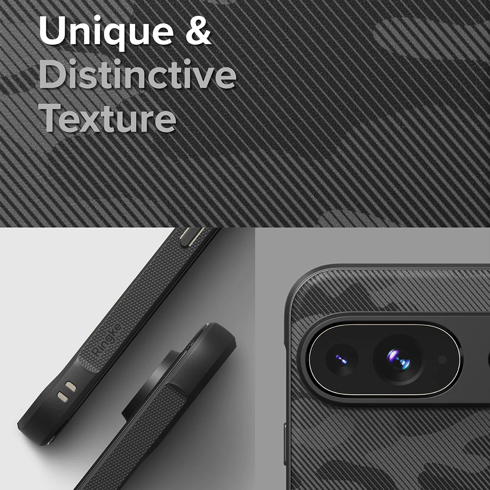 Picture of Google Pixel 9 Case | Ringke Onyx Drop Protection Case for Google Pixel 9 (Camo Black)