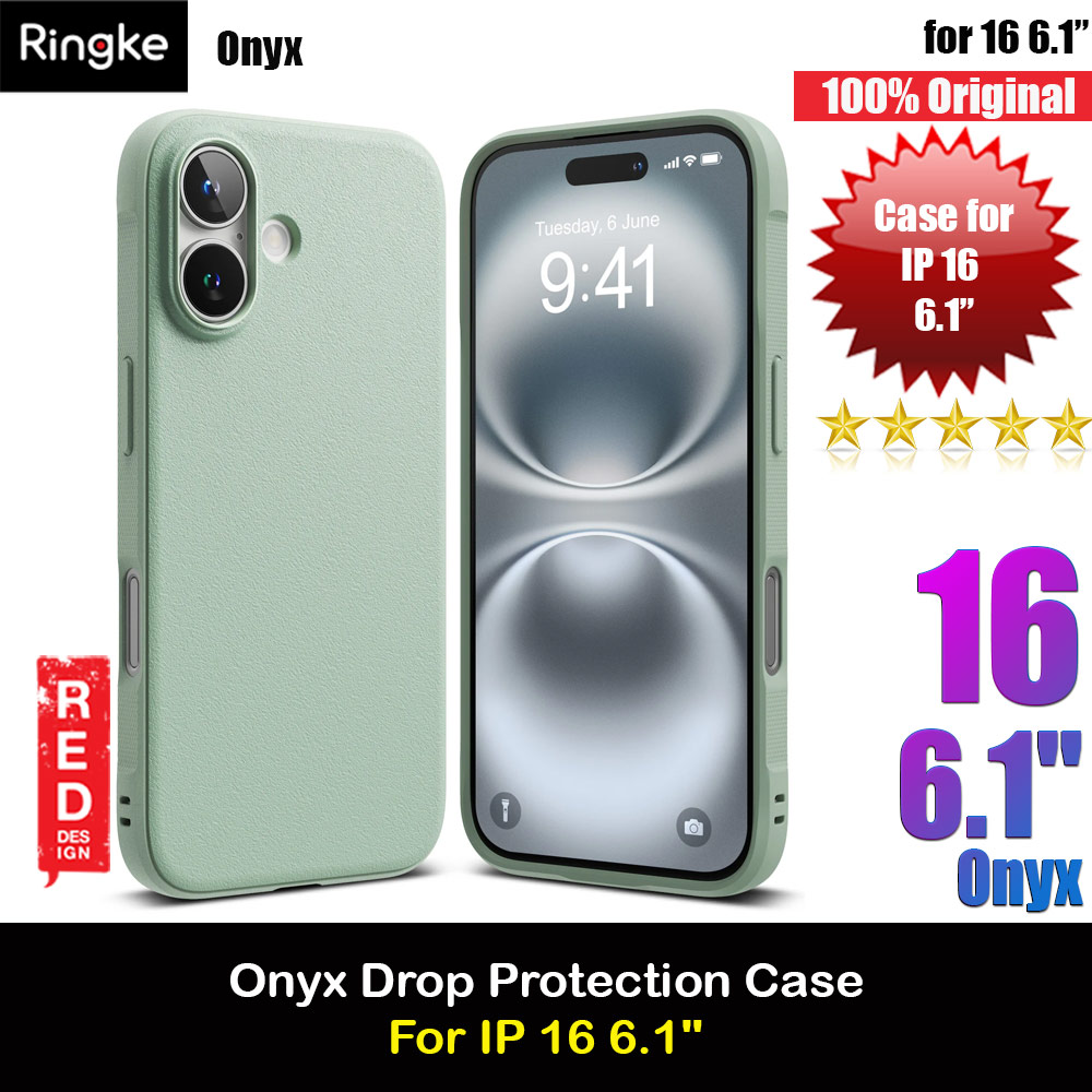 Picture of Ringke Onyx Tough Heavy Duty Slim Light Drop Protection Case for Apple iPhone 16 6.1 (Mint) Apple iPhone 16 6.1- Apple iPhone 16 6.1 Cases, Apple iPhone 16 6.1 Covers, iPad Cases and a wide selection of Apple iPhone 16 6.1 Accessories in Malaysia, Sabah, Sarawak and Singapore 