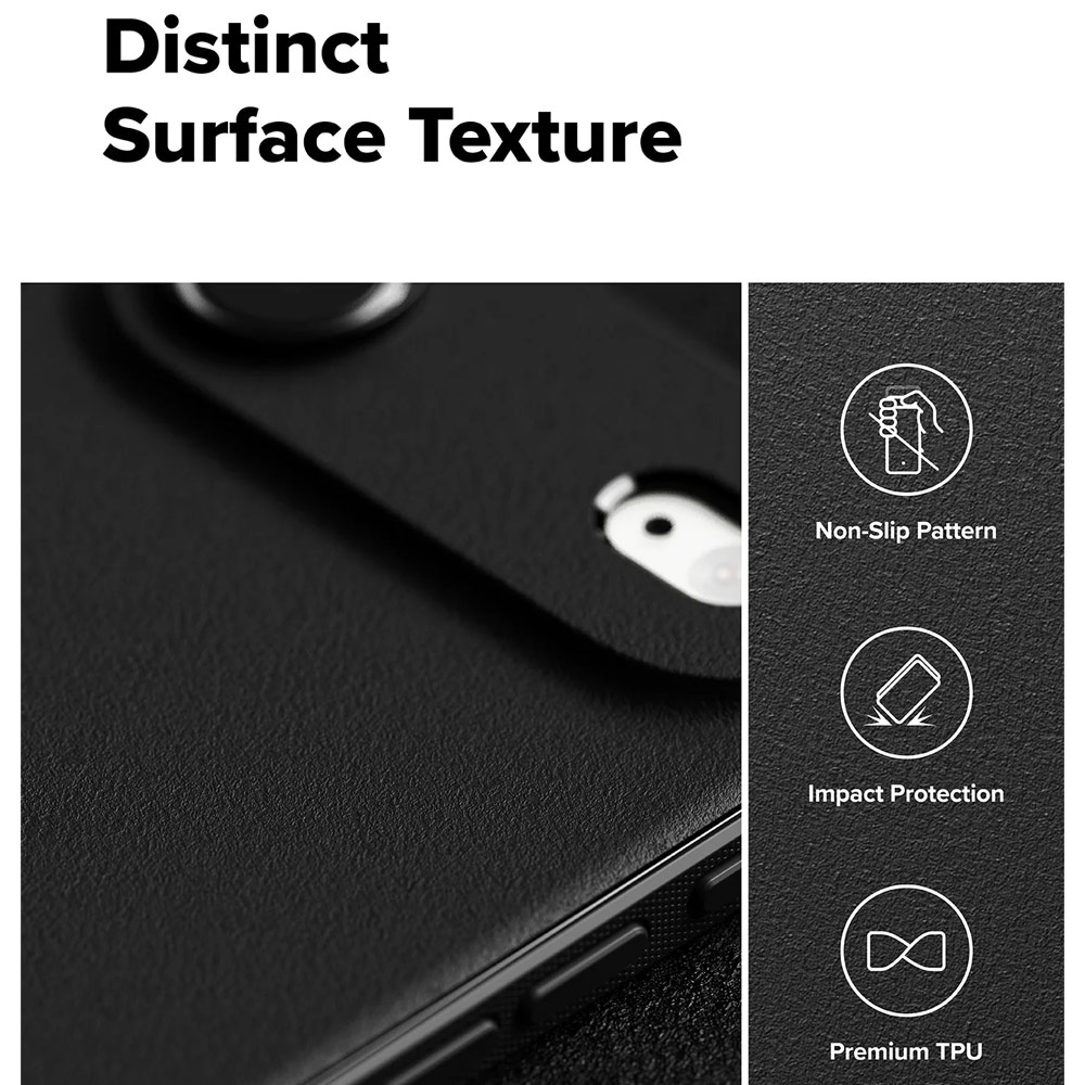 Picture of Apple iPhone Air 6.5 Case | Ringke Onyx TPU Anti Finger Print Anti Slip Drop Protection Case for iPhone Air 6.5 (Black)