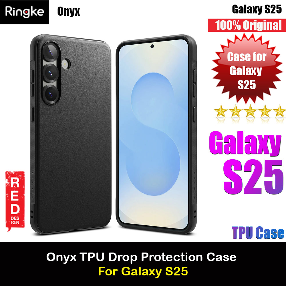 Picture of Ringke Onyx TPU Protection Case for Samsung Galaxy S25 (Black) Samsung Galaxy S25- Samsung Galaxy S25 Cases, Samsung Galaxy S25 Covers, iPad Cases and a wide selection of Samsung Galaxy S25 Accessories in Malaysia, Sabah, Sarawak and Singapore 