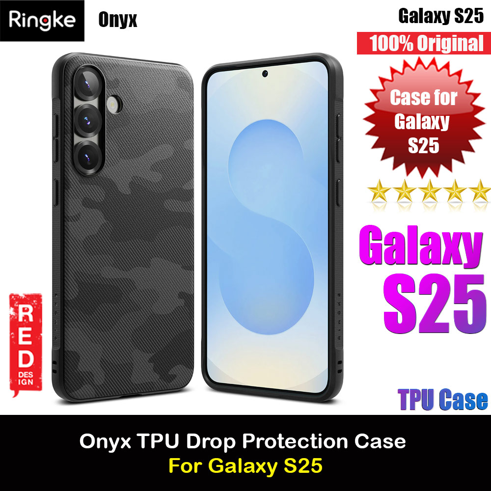 Picture of Ringke Onyx TPU Protection Case for Samsung Galaxy S25 (Camo Black) Samsung Galaxy S25- Samsung Galaxy S25 Cases, Samsung Galaxy S25 Covers, iPad Cases and a wide selection of Samsung Galaxy S25 Accessories in Malaysia, Sabah, Sarawak and Singapore 