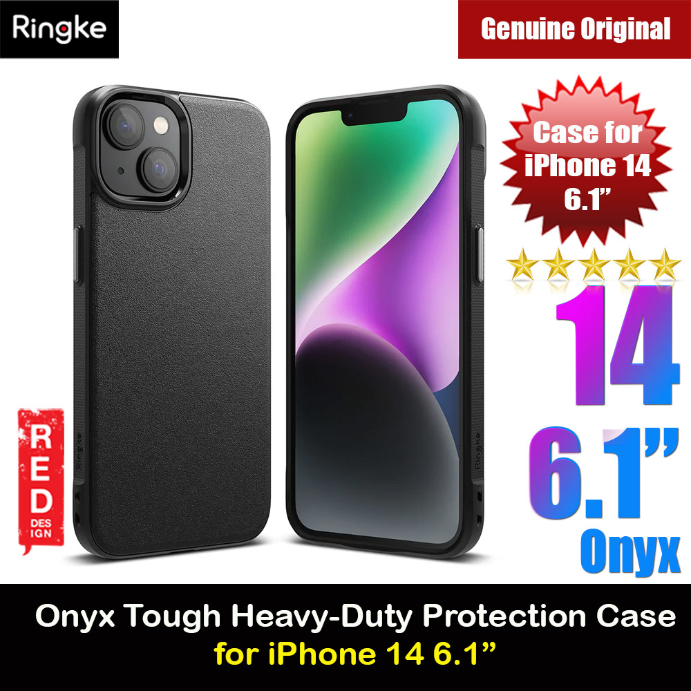 Picture of Ringke Onyx Tough Heavy Duty Protection Case for Apple iPhone 14 6.1 (Black) Apple iPhone 14 6.1- Apple iPhone 14 6.1 Cases, Apple iPhone 14 6.1 Covers, iPad Cases and a wide selection of Apple iPhone 14 6.1 Accessories in Malaysia, Sabah, Sarawak and Singapore 