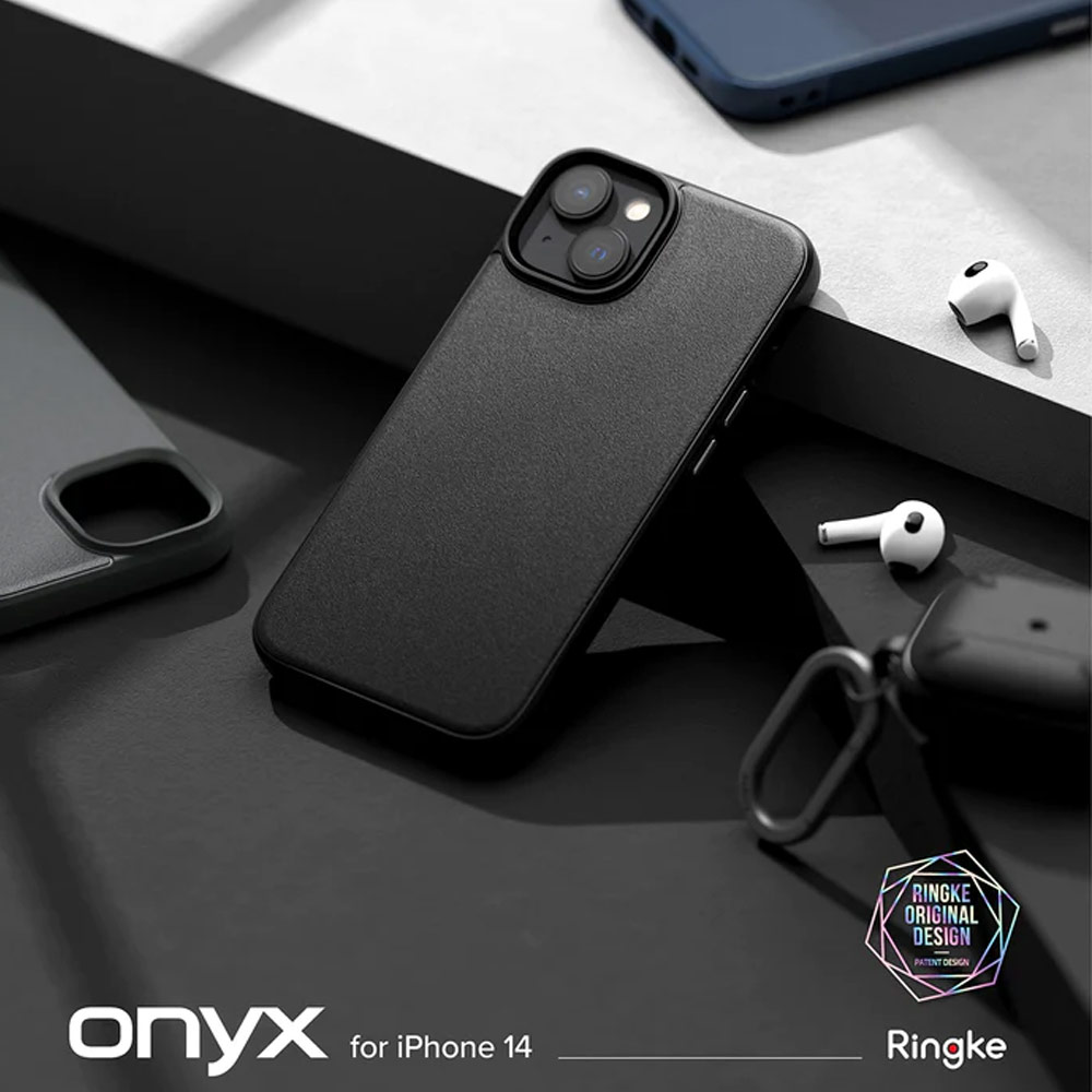 Picture of Apple iPhone 14 6.1 Case | Ringke Onyx Tough Heavy Duty Protection Case for Apple iPhone 14 6.1 (Black)
