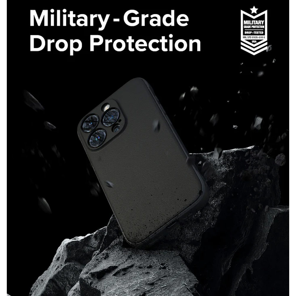 Picture of Apple iPhone 15 Pro 6.1 Case | Ringke Onyx Tough Heavy Duty Slim Light Drop Protection Case for Apple iPhone 15 Pro 6.1 (Dark Green)