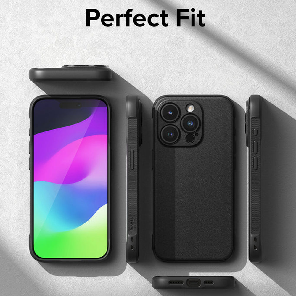 Picture of Apple iPhone 15 Pro 6.1 Case | Ringke Onyx Tough Heavy Duty Slim Light Drop Protection Case for Apple iPhone 15 Pro 6.1 (Dark Green)