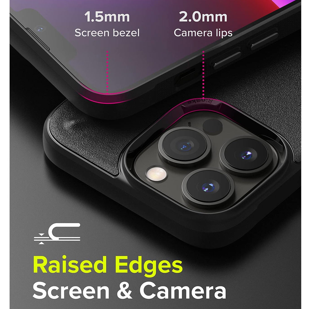Picture of Apple iPhone 13 Pro 6.1 Case | Ringke Onyx Protection Case for Apple iPhone 13 Pro 6.1 (Black)