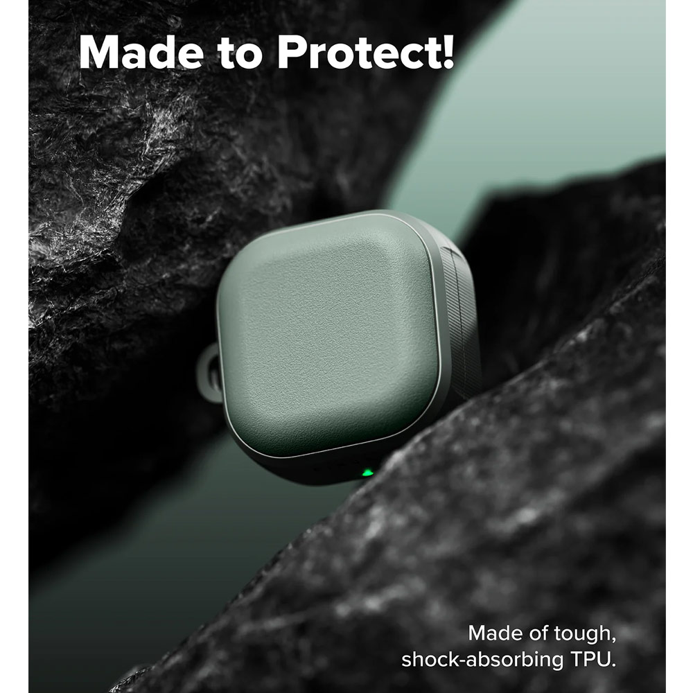 Picture of Samsung Galaxy Buds 4 Pro | 4 Case | Ringke Onyx Magnetic Rugged Impact Resistant Case for Samsung Galaxy Buds 4 Pro | 4 (Sage Green)