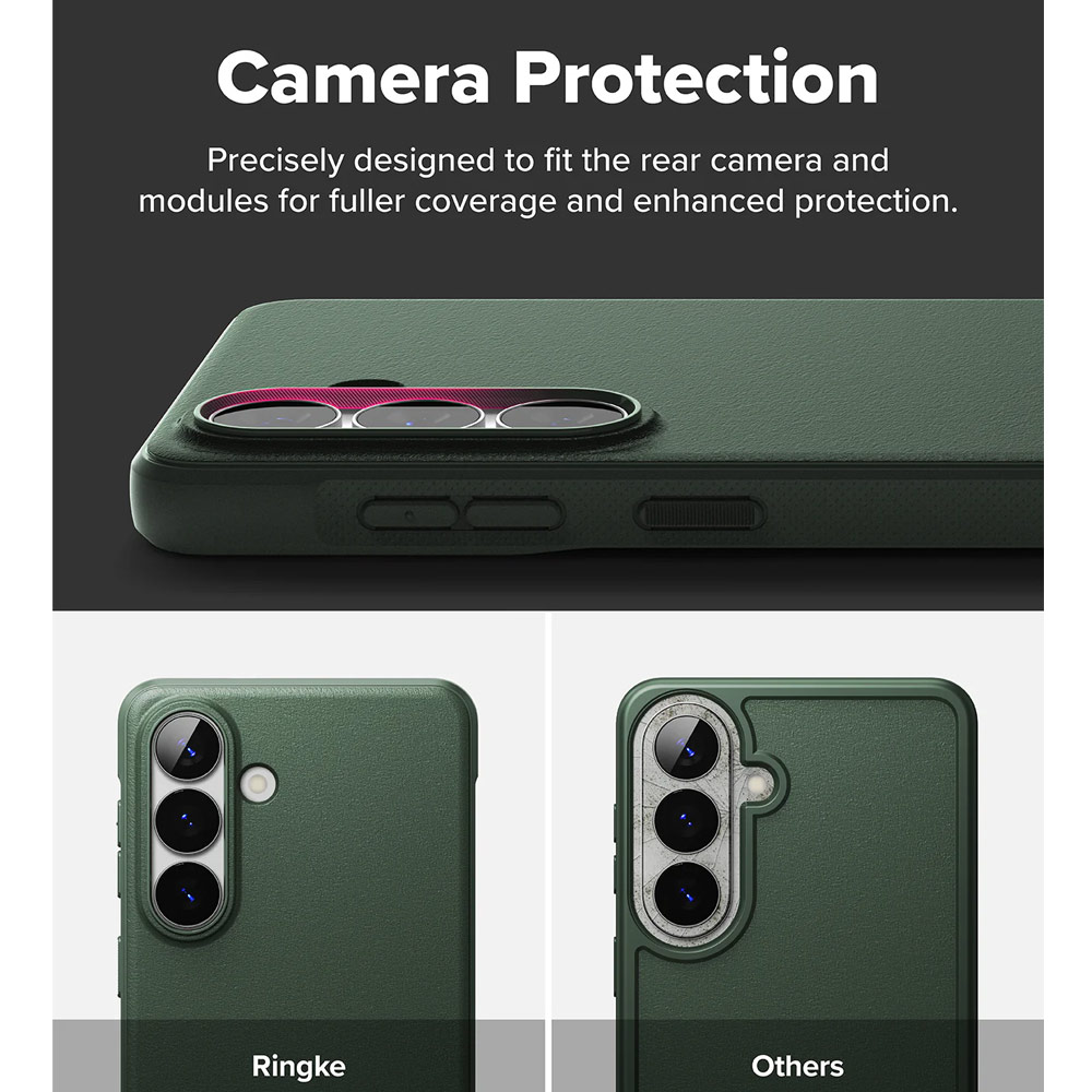 Picture of Samsung Galaxy S26 Case | Ringke Onyx Slim TPU Protection Case for Samsung Galaxy S26 (Dark Green)