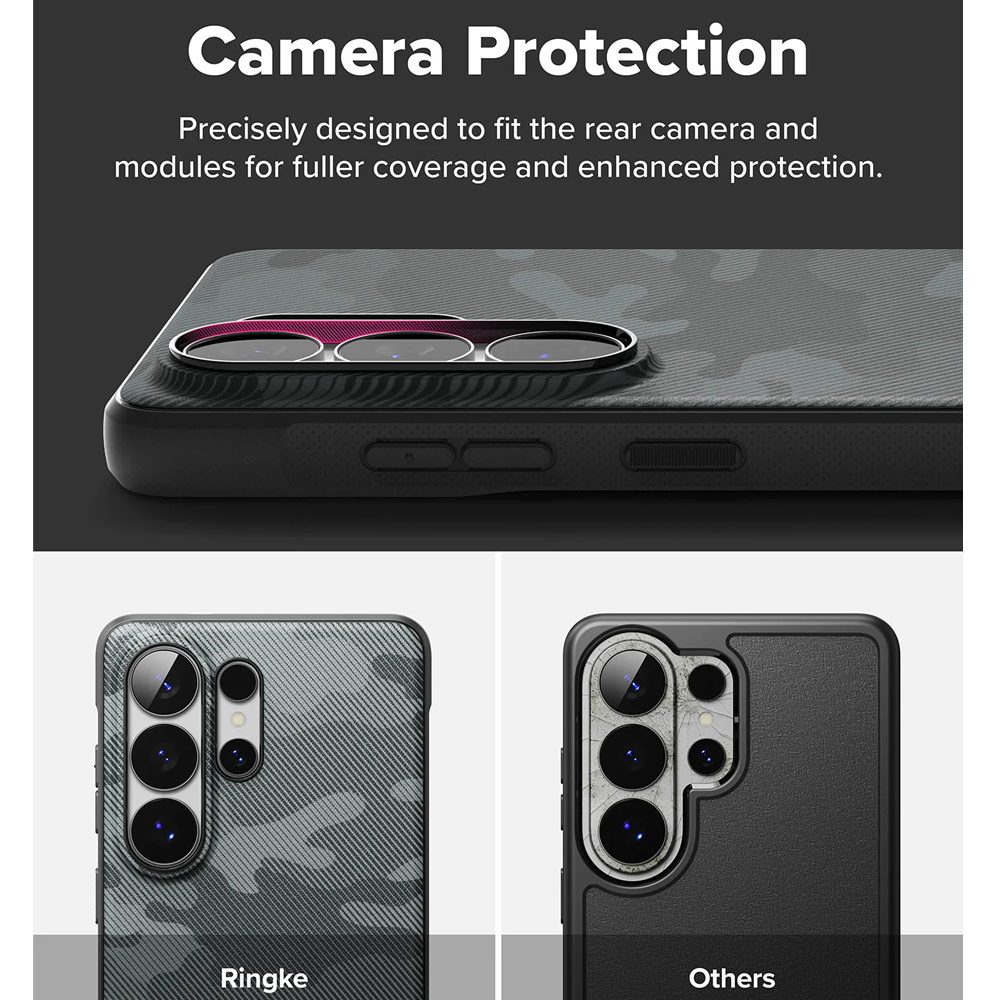 Picture of Samsung Galaxy S26 Ultra Case | Ringke Onyx Slim TPU Protection Case for Samsung Galaxy S26 Ultra (Camo Black)