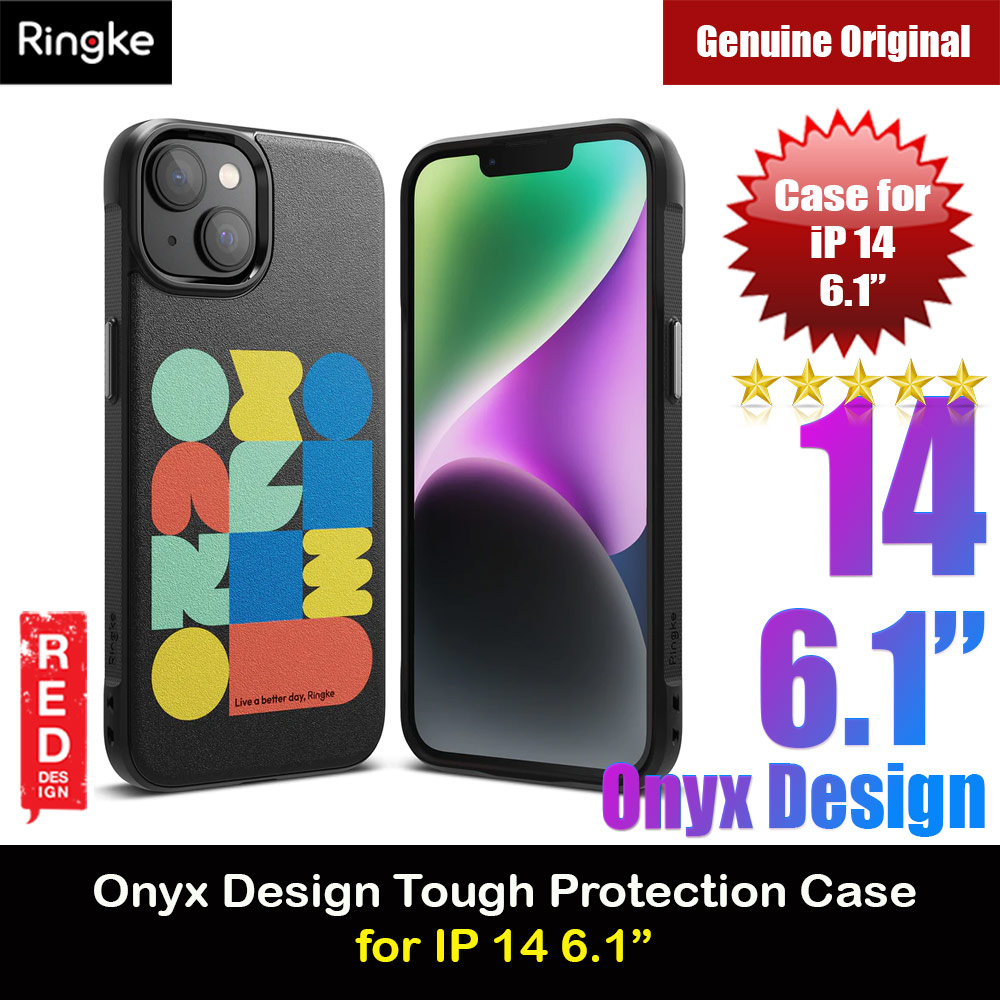 Picture of Ringke Onyx Design Tough Heavy Duty Protection Case for Apple iPhone 14 6.1 (Block) Apple iPhone 14 6.1- Apple iPhone 14 6.1 Cases, Apple iPhone 14 6.1 Covers, iPad Cases and a wide selection of Apple iPhone 14 6.1 Accessories in Malaysia, Sabah, Sarawak and Singapore 