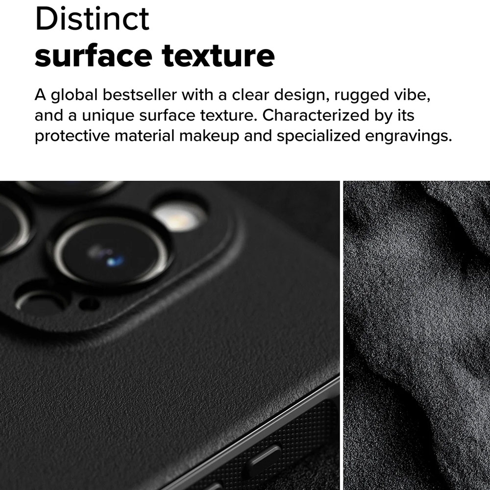 Picture of Apple iPhone 16 Pro Max 6.9 Case | Ringke Onyx Magnetic Tough Heavy Duty Slim Light Drop Protection Case for Apple iPhone 16 Pro Max 6.9 (Black)