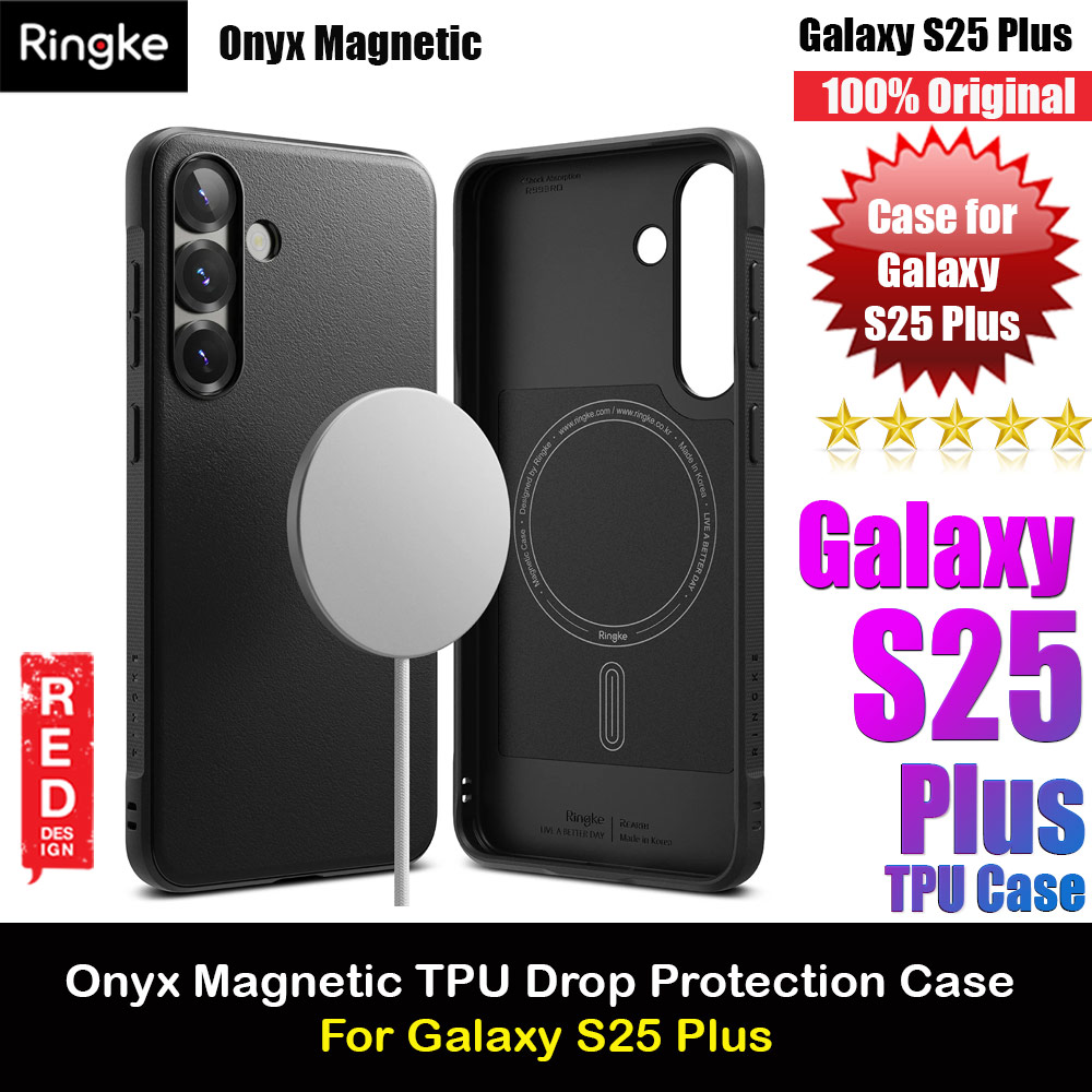 Picture of Ringke Onyx Magnetic TPU Protection Case for Samsung Galaxy S25 Plus (Black) Samsung Galaxy S25 Plus- Samsung Galaxy S25 Plus Cases, Samsung Galaxy S25 Plus Covers, iPad Cases and a wide selection of Samsung Galaxy S25 Plus Accessories in Malaysia, Sabah, Sarawak and Singapore 