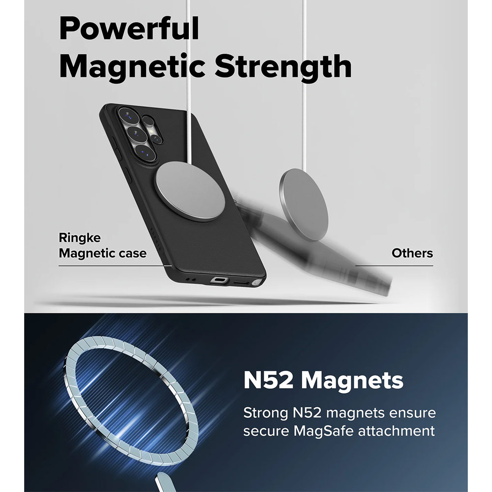 Picture of Samsung Galaxy S26 Ultra Case | Ringke Onyx Magnetic Slim TPU Protection Case for Samsung Galaxy S26 Ultra (Black)