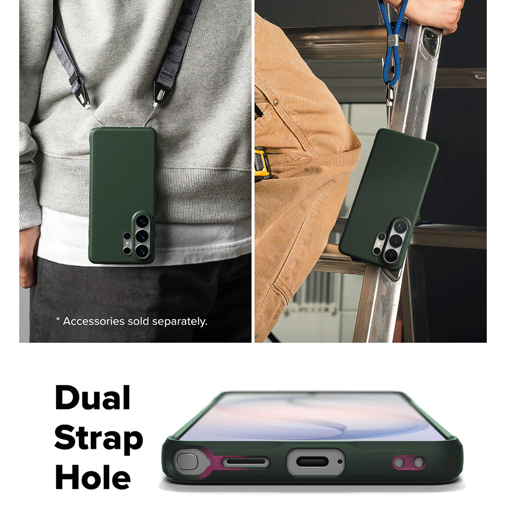 Picture of Samsung Galaxy S26 Ultra Case | Ringke Onyx Slim TPU Protection Case for Samsung Galaxy S26 Ultra (Dark Green)