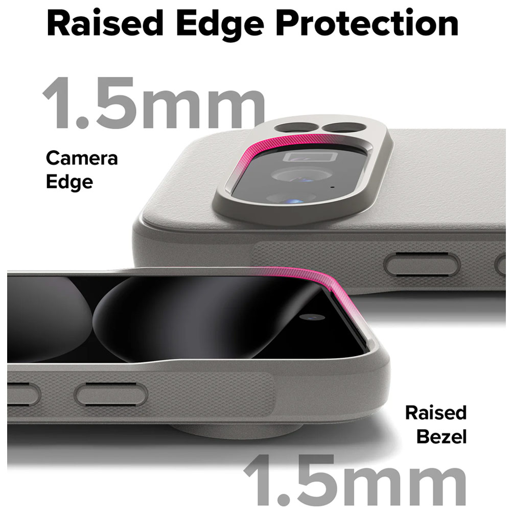 Picture of Google Pixel 10 Pro Case | Ringke Onyx Magnetic Slim TPU Protection Case for Google Pixel 10 Pro (Warm Gray)