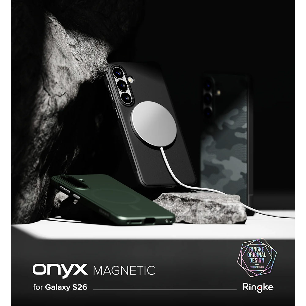 Picture of Samsung Galaxy S26 Case | Ringke Onyx Magnetic Slim TPU Protection Case for Samsung Galaxy S26 (Black)