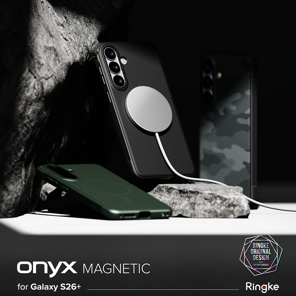 Picture of Samsung Galaxy S26 Plus Case | Ringke Onyx Magnetic Slim TPU Protection Case for Samsung Galaxy S26 Plus (Dark Green)