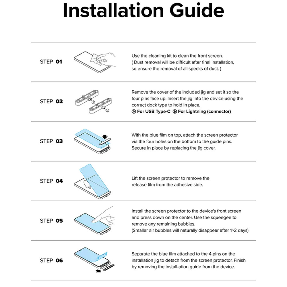Picture of Apple iPhone 15 Pro 6.1 Screen Protector | Ringke Tempered Glass Full Cover Glass Screen Protector with Installation Jig Helper for iPhone 15 Pro 6.1 (Privacy Anti View Peep Spy Black)