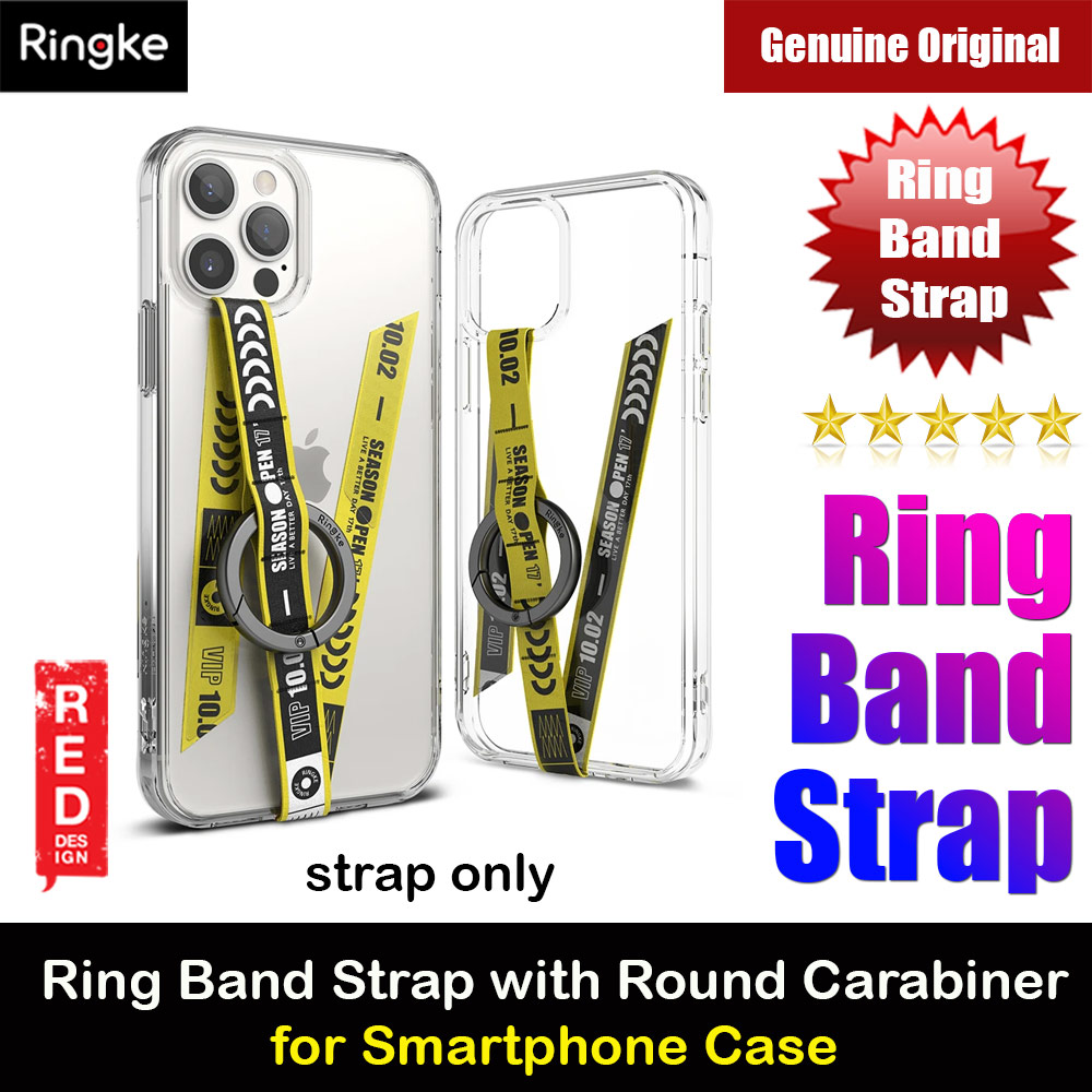 Picture of Ringke Ring Band Strap with Carabiner for Smartphone Case (Ticket Band)