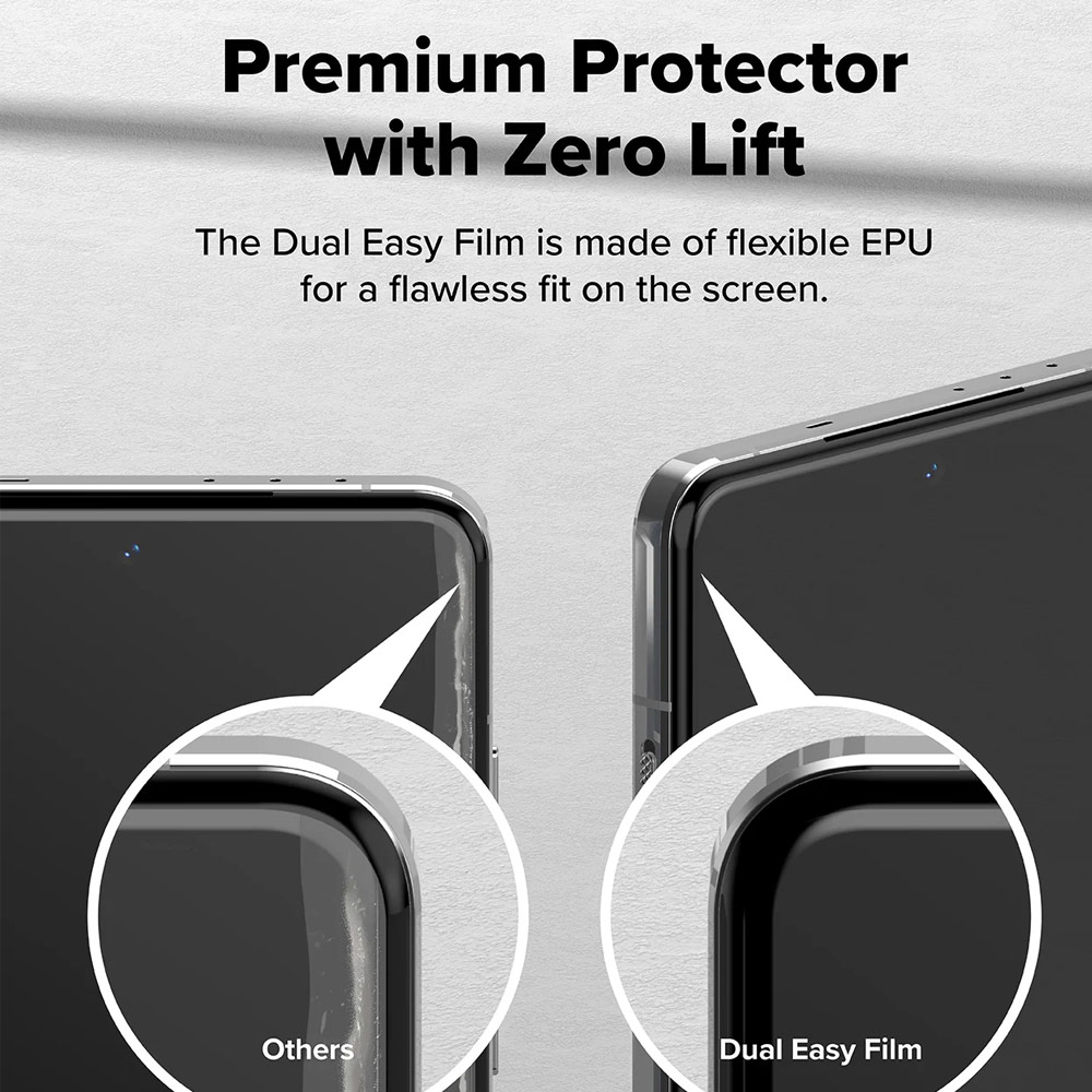 Picture of OnePlus 13 Screen Protector | Ringke Dual Easy Flim Screen Protector for OnePlus 13 (Clear) 2pcs