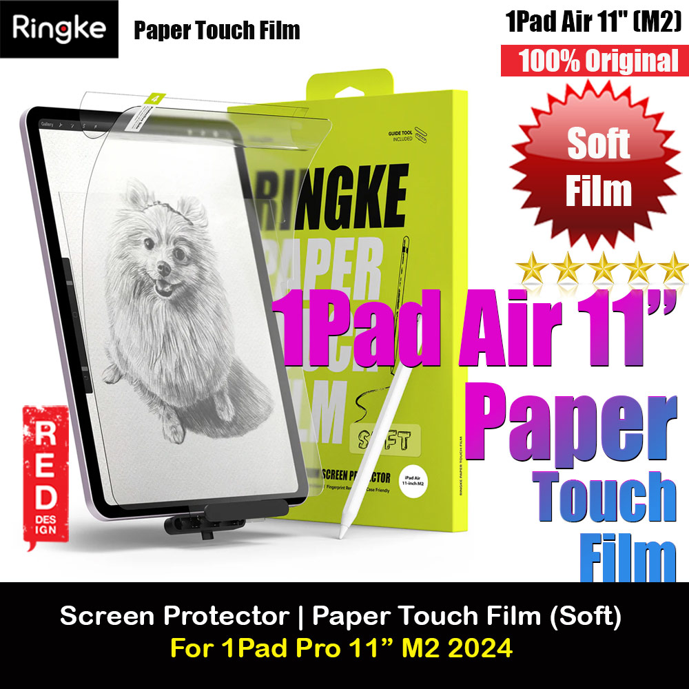 Picture of Ringke Soft Film Screen Protector for iPad Air 11 M2 2024 (2pcs) Apple iPad Air 11 M2 2024- Apple iPad Air 11 M2 2024 Cases, Apple iPad Air 11 M2 2024 Covers, iPad Cases and a wide selection of Apple iPad Air 11 M2 2024 Accessories in Malaysia, Sabah, Sarawak and Singapore 