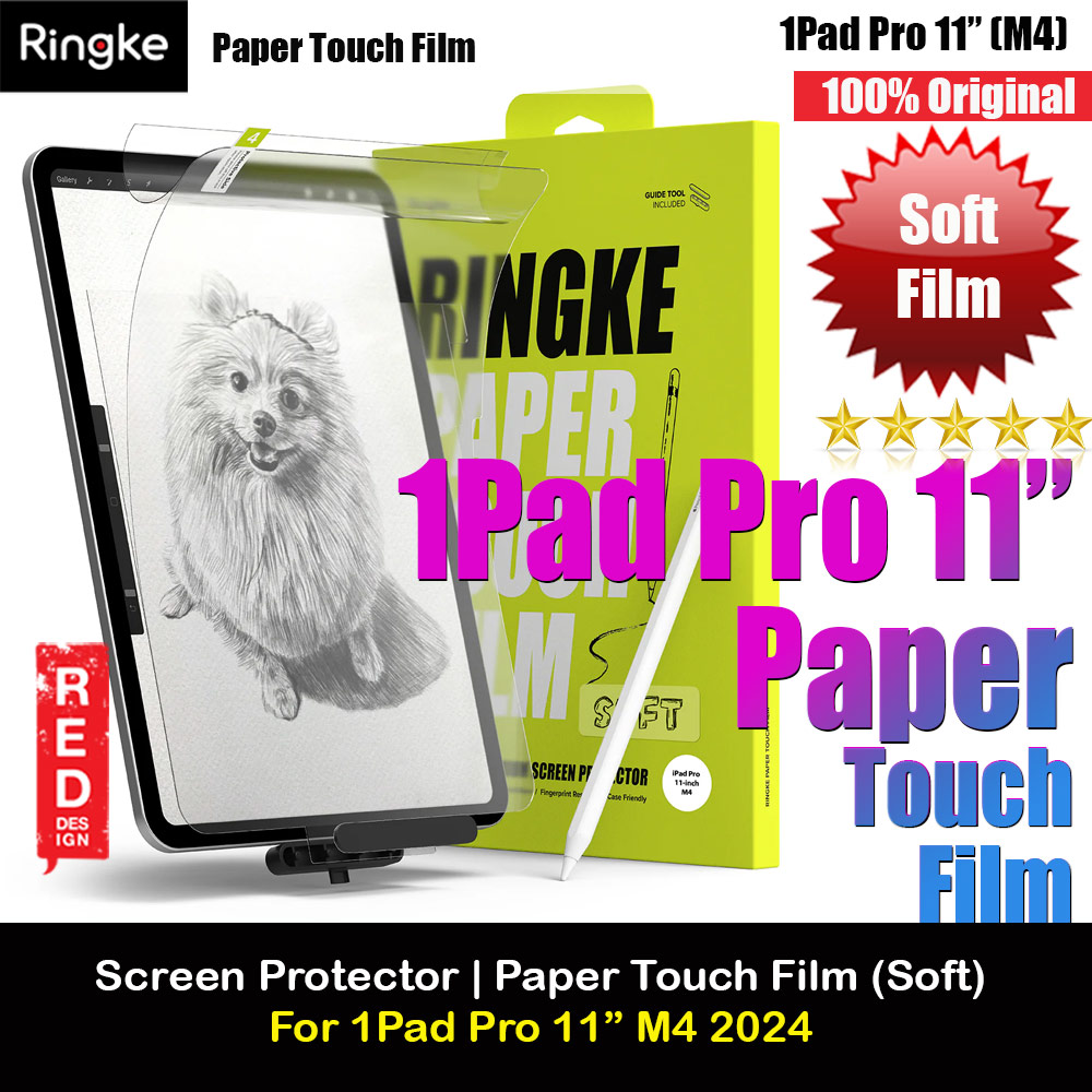 Picture of Ringke Soft Film Screen Protector  for iPad Pro 11 M4 2024 (2pcs) Apple iPad Pro 11 M4 2024- Apple iPad Pro 11 M4 2024 Cases, Apple iPad Pro 11 M4 2024 Covers, iPad Cases and a wide selection of Apple iPad Pro 11 M4 2024 Accessories in Malaysia, Sabah, Sarawak and Singapore 
