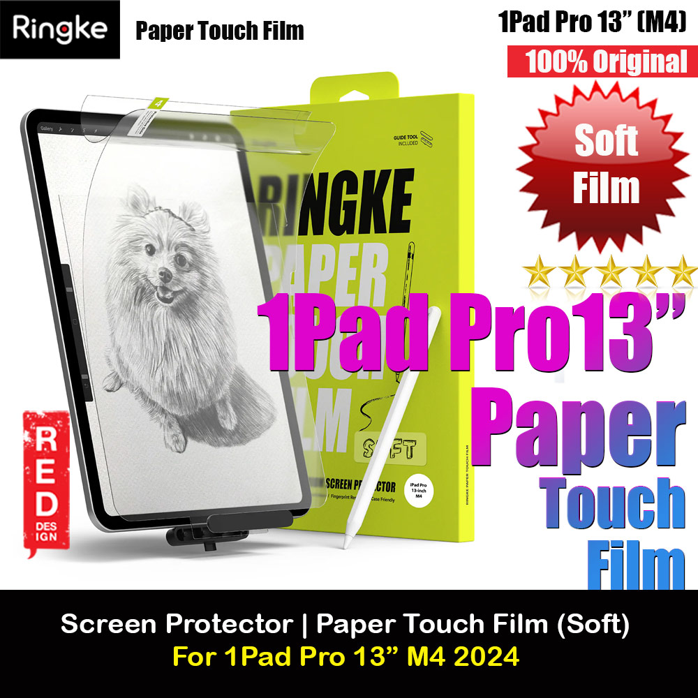 Picture of Ringke Soft Film Screen Protector  for iPad Pro 13 M4 2024 (2pcs) Apple iPad Pro 13 M4 2024- Apple iPad Pro 13 M4 2024 Cases, Apple iPad Pro 13 M4 2024 Covers, iPad Cases and a wide selection of Apple iPad Pro 13 M4 2024 Accessories in Malaysia, Sabah, Sarawak and Singapore 