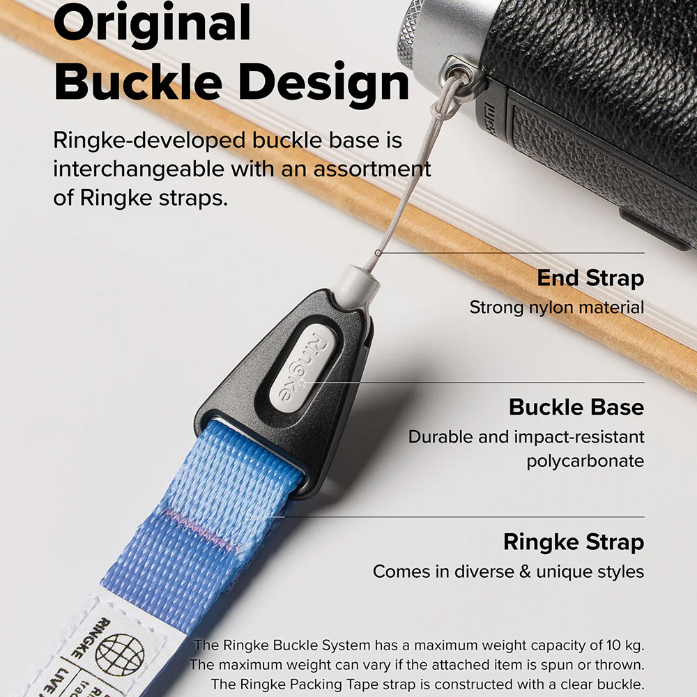 Picture of Ringke High density polyester Slim Shoulder Strap for Perfect for daily use traveling hiking smartphone Portable Handheld Fan Strap (Aurora)