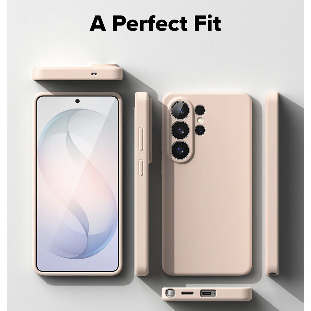 Picture of Samsung Galaxy S26 Ultra Case | Ringke Silicone Magnetic Soft Protection Case for Samsung Galaxy S26 Ultra (Pink Sand)