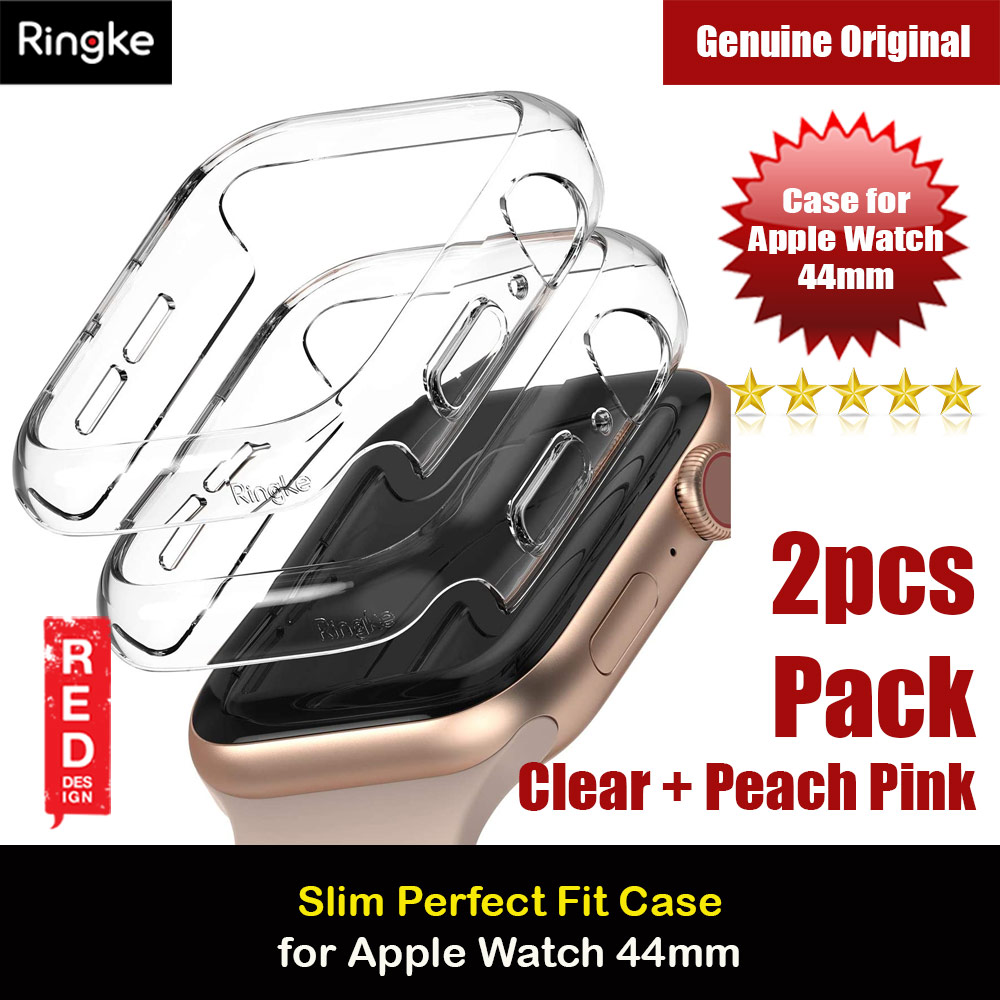 Picture of Ringke Slim Perfect Fit Case for Apple Watch Series 4 5 6 SE 44mm  (2 PACK with Clear) Apple Watch 44mm- Apple Watch 44mm Cases, Apple Watch 44mm Covers, iPad Cases and a wide selection of Apple Watch 44mm Accessories in Malaysia, Sabah, Sarawak and Singapore 